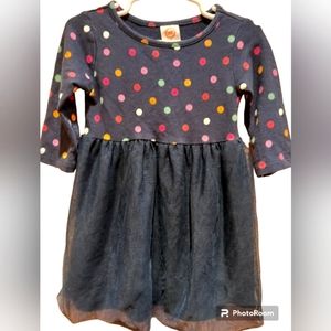 WonderNation Navy Girls6 EUC Layered Tulle Dress